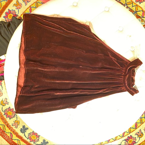 Anthropologie Kachel Chelsea velvet halter sz 12 - Picture 11 of 14